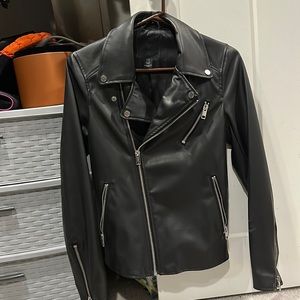 H&M Mens Leather jacket XS